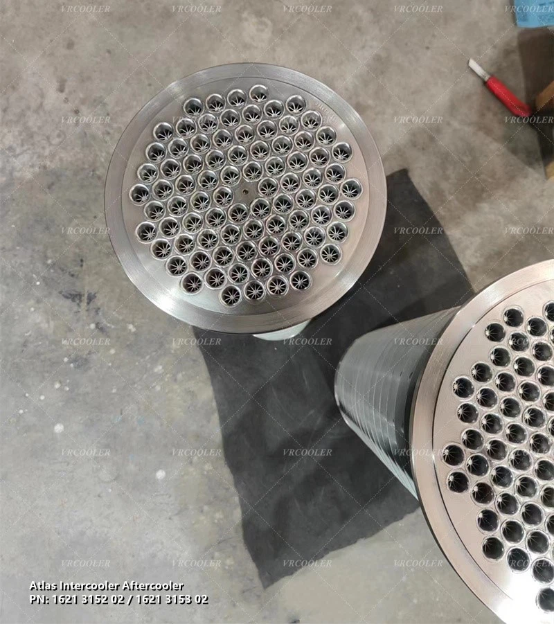 Atlas Copco Air Compressor Intercooler Aftercooler 1621 3152 02 & 1621 3153 02 Atlas Copco Air Compressor Intercooler Aftercooler 1621 3152 02 & 1621 3153 02